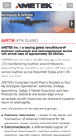 Mobile Screenshot of ametek.com