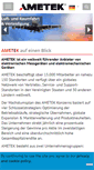 Mobile Screenshot of ametek.de