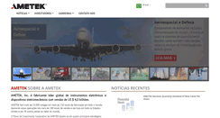 Desktop Screenshot of ametek.com.br
