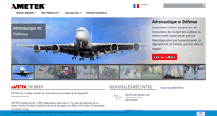 Desktop Screenshot of ametek.fr